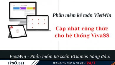 Tyso.bet - Phần mềm kế toán VietWin cập nhật công thức VIVA88