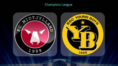 Midtjylland vs Young Boys Champions League qualifying by LeagueLane