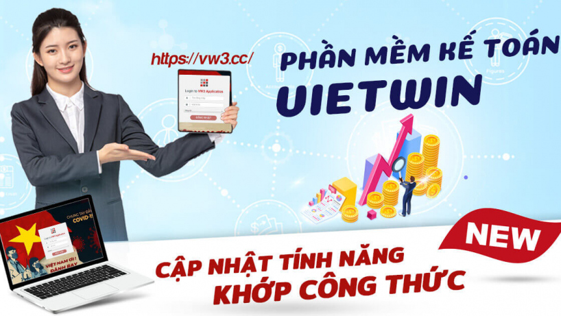 Tính năng mới trên Phần mềm kế toán VietWin: Khớp công thức