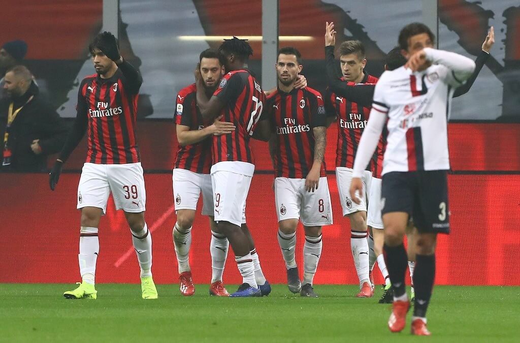 Cagliari vs AC Milan.