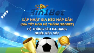 Hệ thống 3in1Bet cập nhật giá kèo hấp dẫn