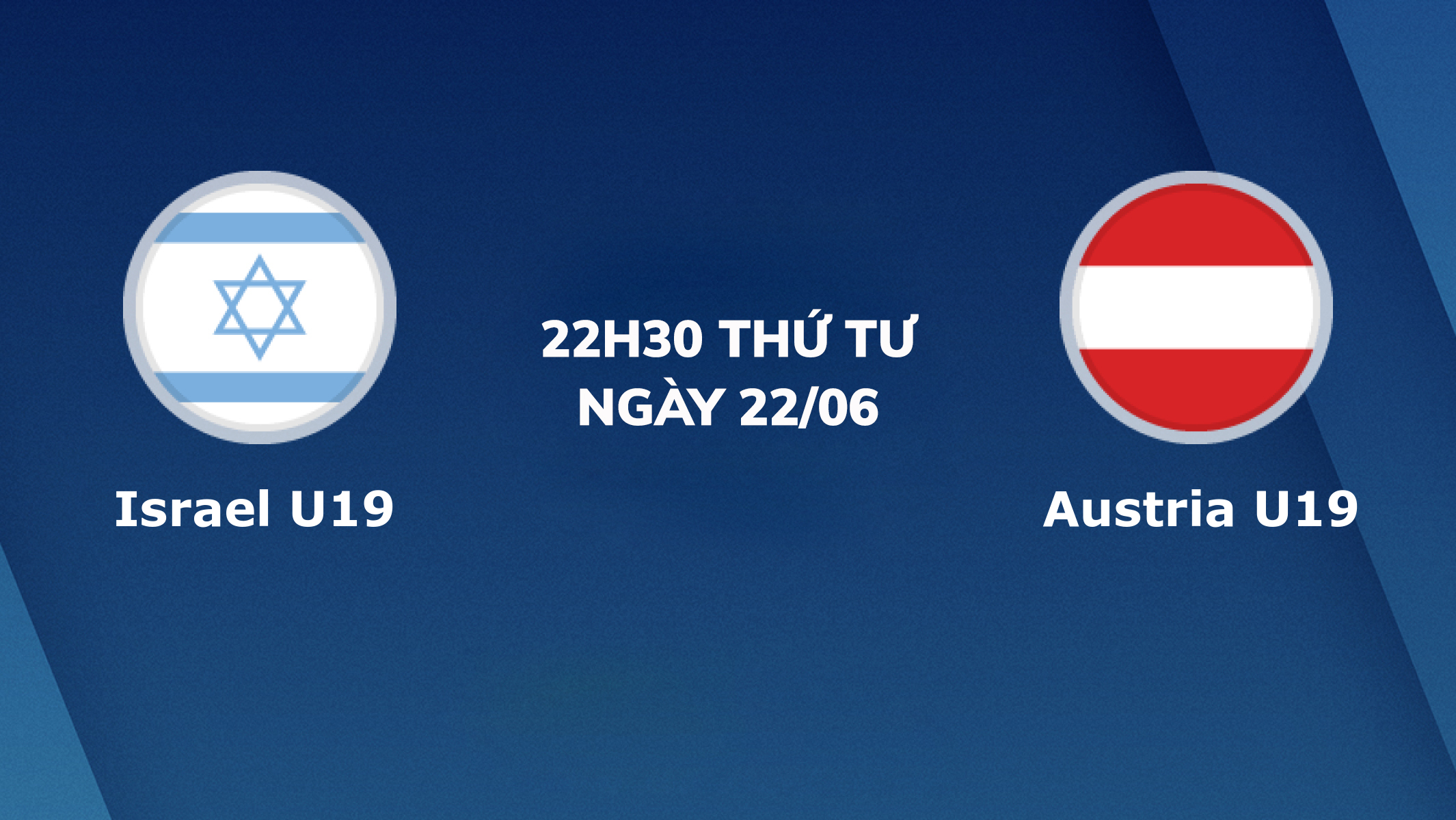 Nhận định U19 Israel vs U19 Áo: Kẻ ngáng đường 22h30 ngày 22/06
