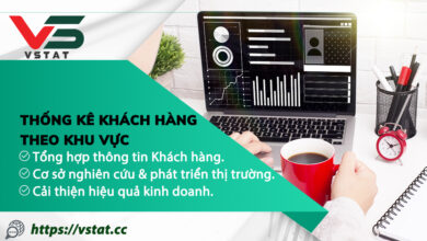 DỊCH VỤ VSTAT: THỐNG KÊ KHÁCH HÀNG THEO KHU VỰC
