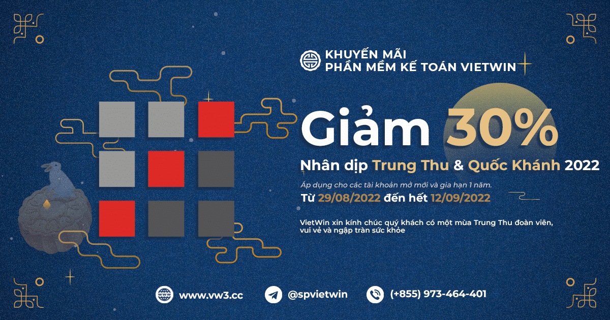 VIETWIN KHUYẾN MÃI ĐẶC BIỆT NHÂN DỊP TRUNG THU & QUỐC KHÁNH 2022