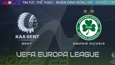 Nhận định bóng đá Gent vs Omonia Nicosia 01h30 ngày 19/8