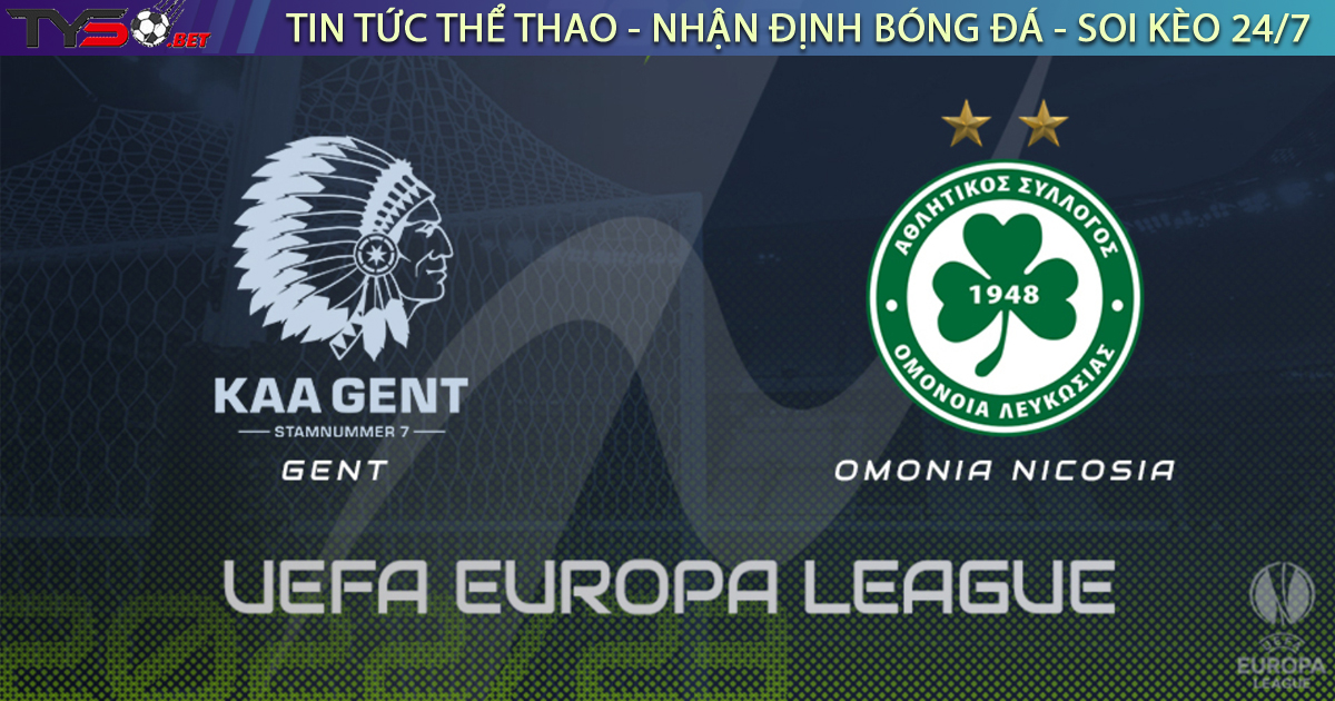Nhận định bóng đá Gent vs Omonia Nicosia 01h30 ngày 19/8