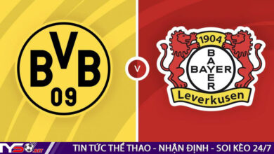 Nhận định bóng đá Đức: Dortmund vs Leverkusen 23h30 ngày 06/08