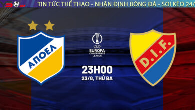 Nhận định bóng đá C2: APOEL Nicosia vs Djurgardens 23h00 ngày 23/08