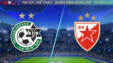Nhận định bóng đá C1: Crvena Zvezda vs Maccabi Haifa 02h00 ngày 24/08