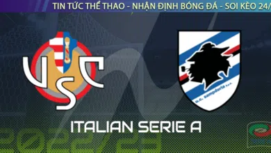 Nhận định bóng đá Cremonese vs Sampdoria 23h30 ngày 24/10