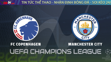 Nhận định bóng đá C1 Champions League - FC Copenhagen vs Man City