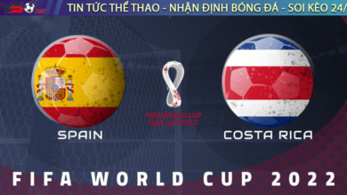 Nhận định bóng đá Tây Ban Nha vs Costa Rica, 23h00 ngày 23/11