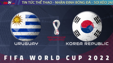 Nhận định bóng đá Uruguay vs Hàn Quốc, 20h00 ngày 24/11