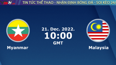 Nhận định bóng đá Myanmar vs Malaysia 17h00 ngày 21/12