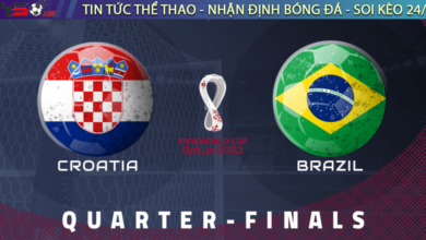 Nhận định bóng đá World Cup 2022 Croatia vs Brazil, 22h00 ngày 9/12