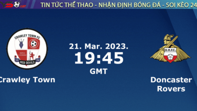 Nhận định bóng đá Crawley vs Doncaster, 02h45 ngày 22/03