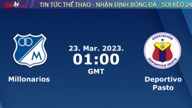 Nhận định bóng đá Millonarios vs Pasto, 08h00 ngày 23/03