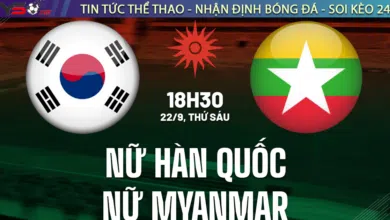 Nu Han Quoc vs Nu Myanmar