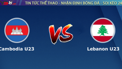 U23 Campuchia vs U23 Lebanon
