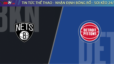 Soi kèo bóng rổ NBA Detroit Pistons vs Brooklyn Nets 8/3