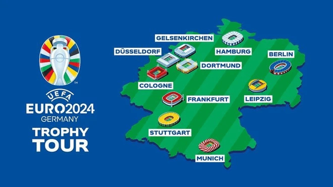 10 thành phố của Đức tổ chức Euro 2024.10 thành phố của Đức tổ chức Euro 2024.
