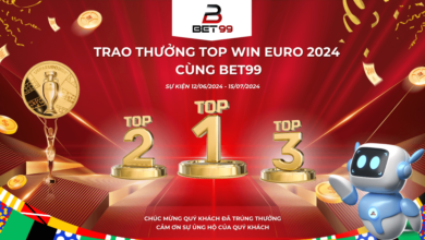BET99 TRAO THƯỞNG CÁC TOP WIN CỦA SỰ KIỆN “BÙNG NỔ EURO 2024 CÙNG BET99.AI"