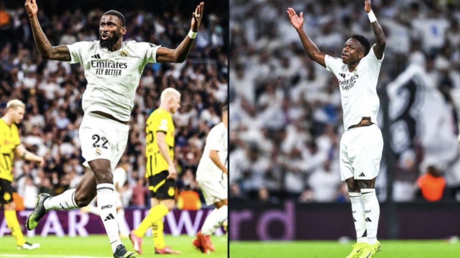 Vinicius lập hat-trick, Real Madrid lội ngược dòng đánh bại Dortmund