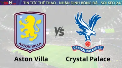 Nhận định bóng đá Aston Villa vs Crystal Palace 02h45 ngày 24/11 Ngoại hạng Anh 2024/25