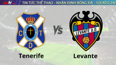 Nhận định bóng đá Tenerife vs Levante 03h30 ngày 8/1 La Liga 2