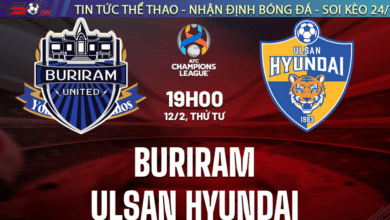 Nhận định Buriram vs Ulsan Hyundai 19h00 ngày 12/2