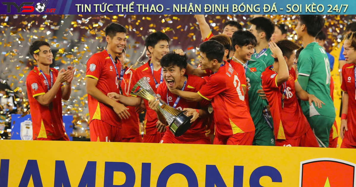 Tyso.bet u23 viet nam vo dich 3 lan lien tiep 1