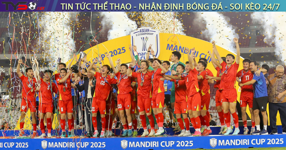 U23 Việt Nam lần thứ 3 liên tiếp vô địch Đông Nam Á