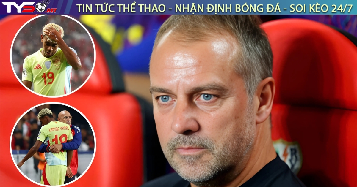 Hansi Flick chỉ trích tuyển Tây Ban Nha vì ép Lamine Yamal thi đấu dù chấn thương