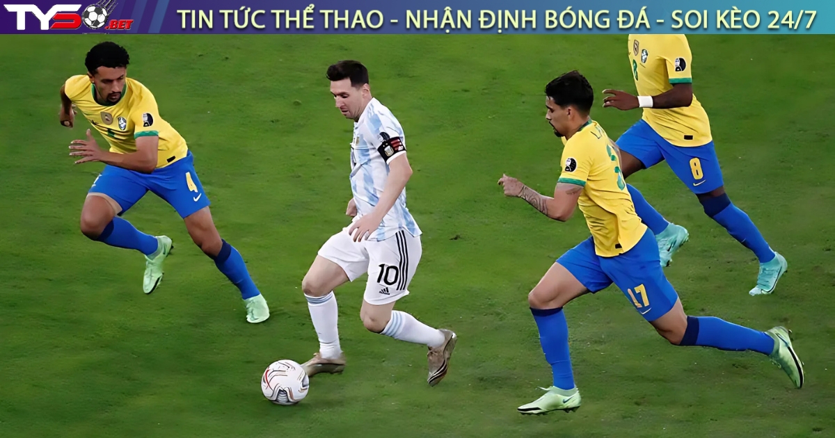 Hậu vệ Brazil ví Argentina như 'đội bóng toàn Messi'