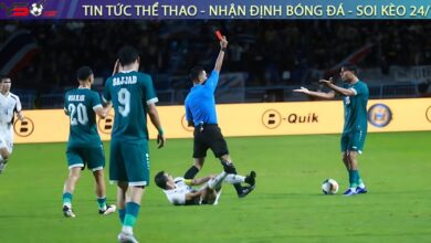 Cầu thủ Thái Lan, Iraq đánh nhau