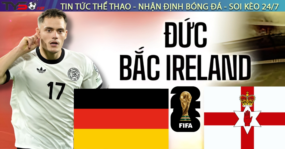 Wirtz lập siêu phẩm, tuyển Đức đánh bại Bắc Ireland và giải tỏa áp lực