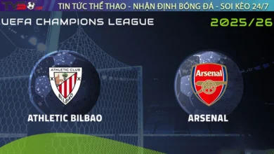 Nhận định Athletic Bilbao vs Arsenal, 23h45 ngày 16/9 Cúp C1 Châu Âu