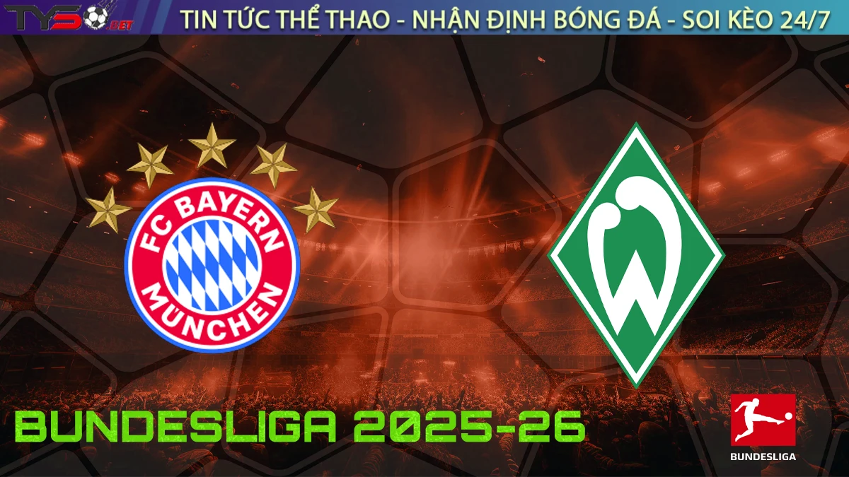 Nhận định Bayern Munich vs Werder Bremen, 01h30 ngày 27/09/2025 – Vòng 5 Bundesliga