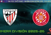 Nhận định Bilbao vs Girona, 00h00 ngày 24/09/2025 – Vòng 6 La Liga