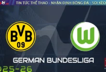 Nhận định Dortmund vs Wolfsburg, 00h30 ngày 22/09/2025 – Bundesliga
