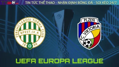 Nhận định Ferencvaros vs Viktoria Plzen, 02h00 ngày 26/09/2025 – Europa League