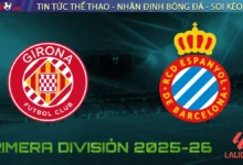 Nhận định Girona vs Espanyol, 02h00 ngày 27/09/2025 – Vòng 6 La Liga