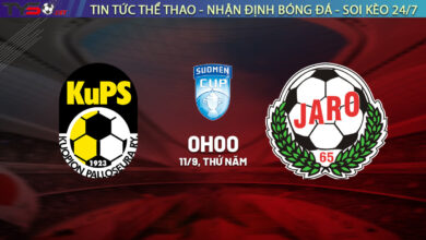 Nhận định KuPS vs FF Jaro, 00h00 ngày 11/09 – Cúp Quốc gia Phần Lan