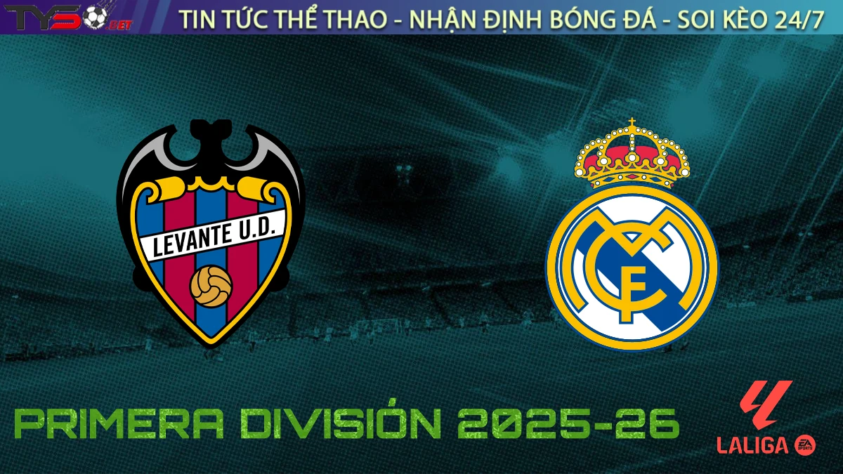 Nhận định Levante vs Real Madrid, 02h30 ngày 24/09/2025 – Vòng 6 La Liga