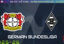 Nhận định Leverkusen vs Monchengladbach, 22h30 ngày 21/09/2025 – Bundesliga