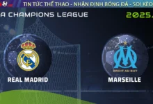Nhận định Real Madrid vs Marseille, 02h00 ngày 17/9 Cúp C1 Châu Âu