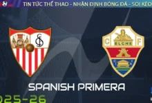Nhận định Sevilla vs Elche, 02h00 ngày 13/09 – La Liga 2025/26