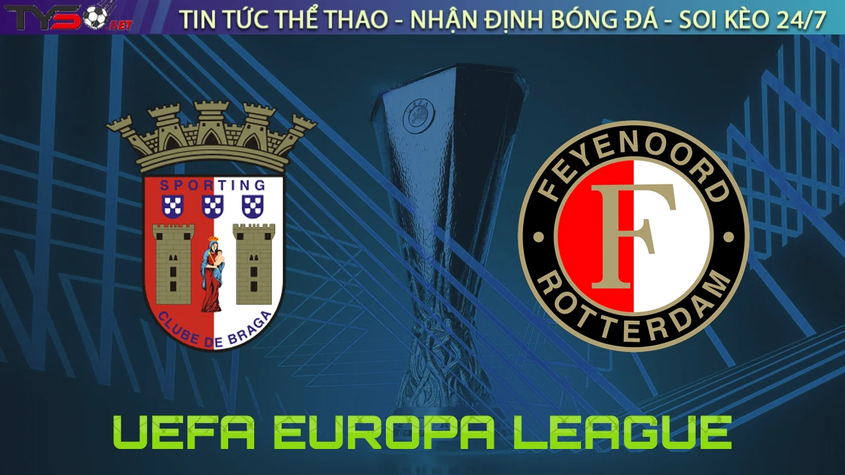 Nhận định Sporting Braga vs Feyenoord, 02h00 ngày 25/09/2025 – Europa League