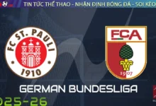 Nhận định St. Pauli vs Augsburg, 20h30 ngày 14/09/2025 Bundesliga