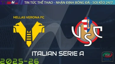 Nhận định Verona vs Cremonese, 23h30 ngày 15/09/2025 Serie A